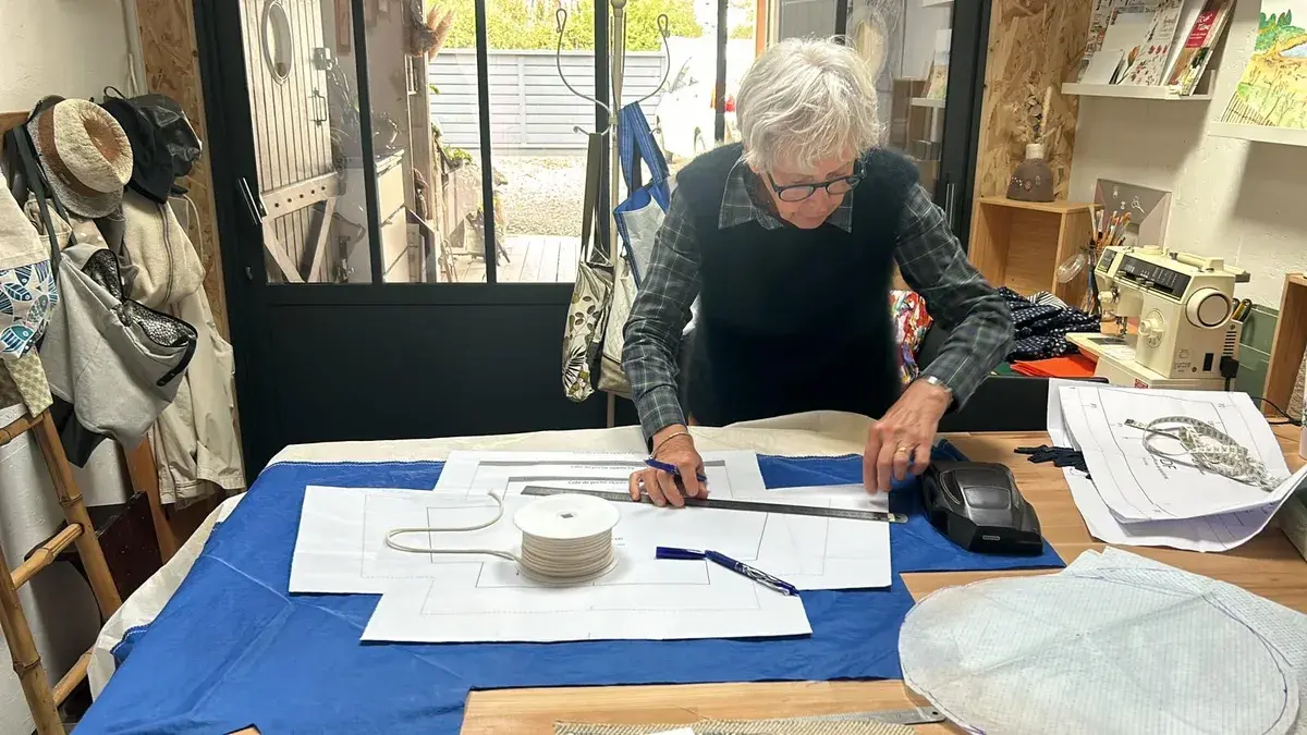 Sac de voyage en voile recyclée